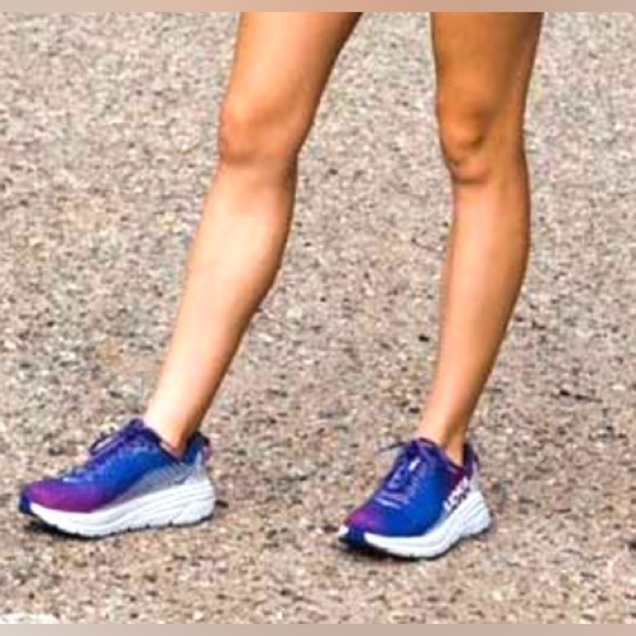 Hoka  rincon Blue and Purple Sneakers with Maximal Cushioning size US 8 - Picture 8 of 9